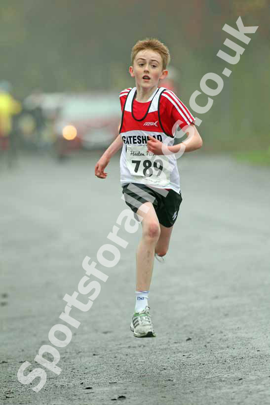 Under-15s winner 789, Heaton Harriers Memorial Road Race.